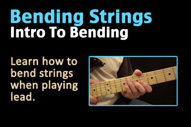 Bending Strings How To Bend Guitar Strings LEG032