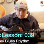 minor key blues rhythm guitar lesson