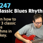 Learn Blues rhythm on guitar