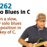 Solo blues guitar lesson