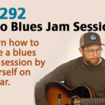 blues jam session by yourself on guitar