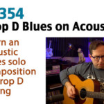 Drop D tuning blues guitar