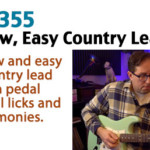 easy country lead guitar lesson