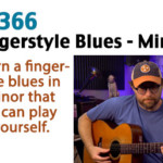 Fingerstyle blues guitar lesson