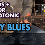 triads major pentatonic scale blues guitar