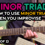 minor triad guitar lesson
