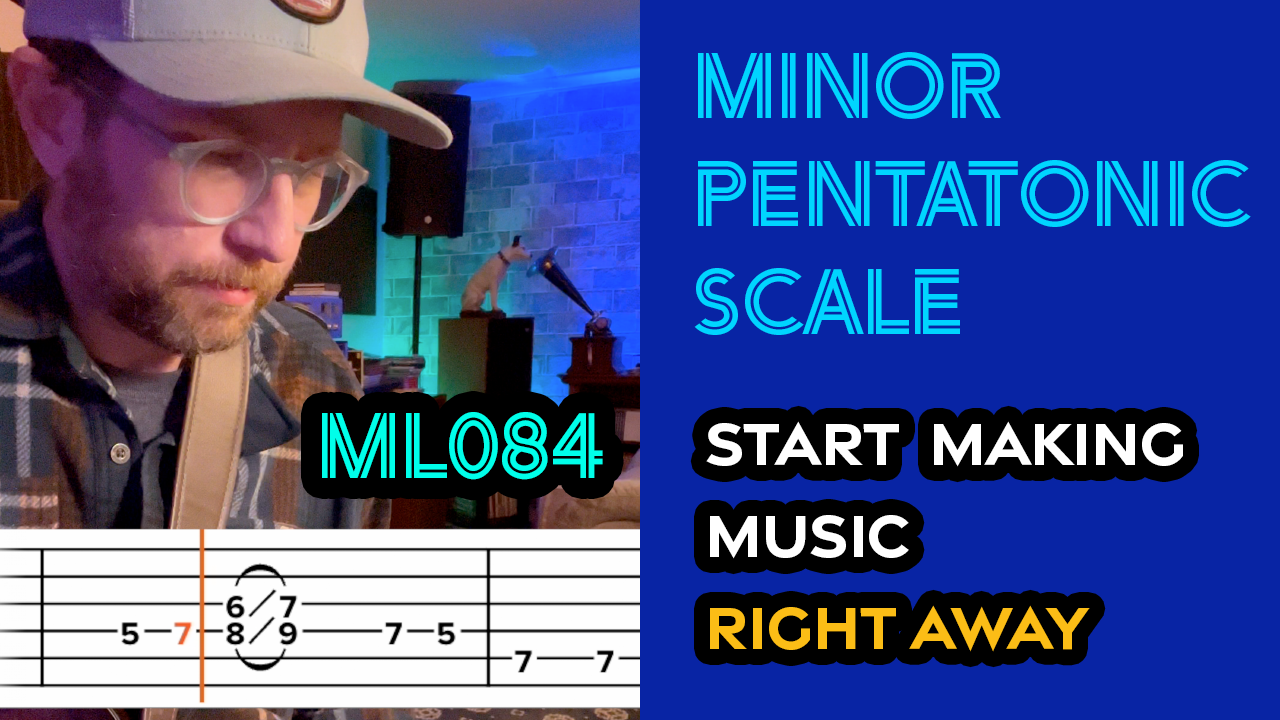 Microlesson 084 Easy Way To Visualize The Minor Pentatonic Scale Active Melody 5878