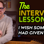 the interval music lesson for guitar