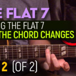 the flat 7 over chord changes guitar