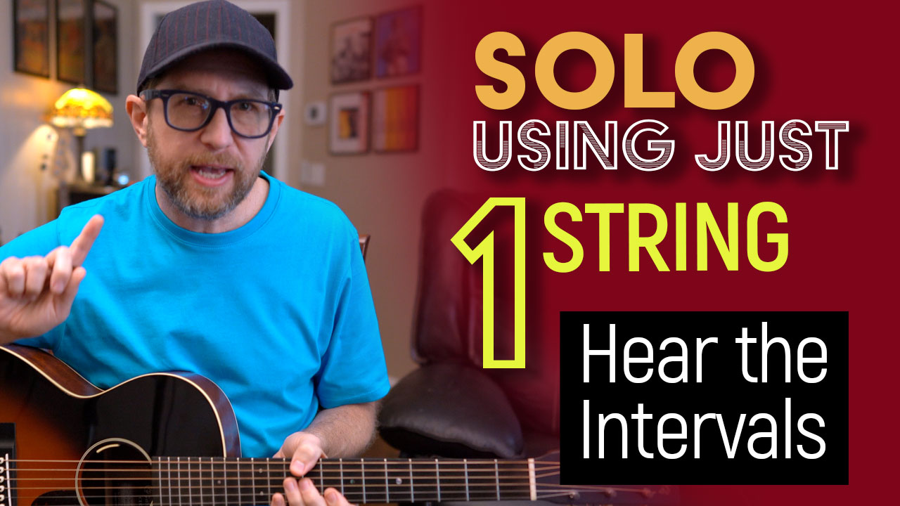 solo using just 1 string