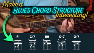 blues chord structure for guitar