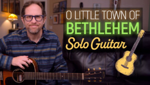 o little town of bethlehem guitar lesson