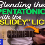 blending the pentatonic scales on guitar