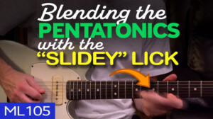 blending the pentatonic scales on guitar