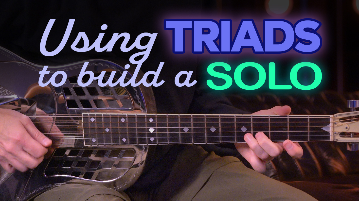 using triads to play lead guitar